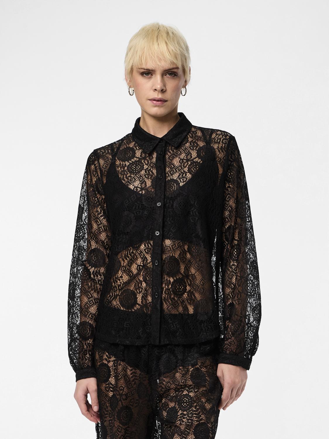PCOLLINE Shirts - Black
